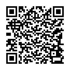 QR-koodi puhelinnumerolle +12184433128