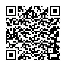 QR-koodi puhelinnumerolle +12184433133