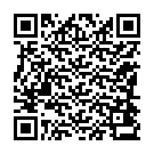 QR-koodi puhelinnumerolle +12184433136