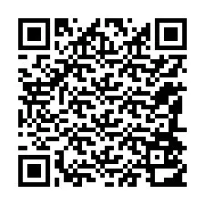 QR kód a telefonszámhoz +12184512343