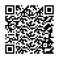 Código QR para número de teléfono +12184513809