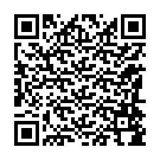 Codice QR per il numero di telefono +12184584556