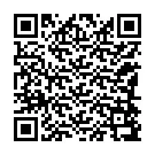 QR-koodi puhelinnumerolle +12184597434