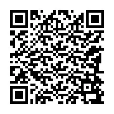 QR-koodi puhelinnumerolle +12184597438