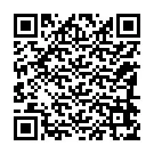 Código QR para número de teléfono +12184675409