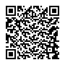 QR Code สำหรับหมายเลขโทรศัพท์ +12184686075