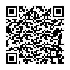 Codice QR per il numero di telefono +12184748647