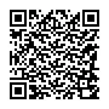 QR-код для номера телефона +12184750112