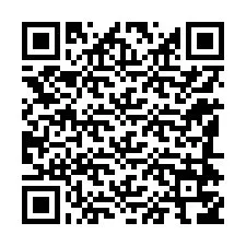 QR-код для номера телефона +12184756412