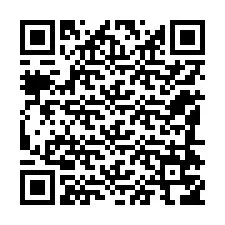 Codice QR per il numero di telefono +12184756413