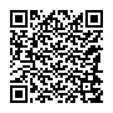 QR kód a telefonszámhoz +12184757084