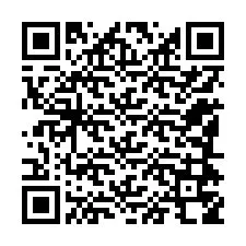 QR Code pour le numéro de téléphone +12184758033