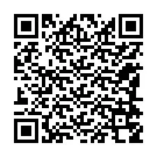 QR kód a telefonszámhoz +12184758423