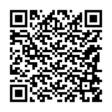 QR-koodi puhelinnumerolle +12184759075