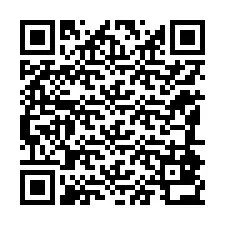 QR-koodi puhelinnumerolle +12184832802