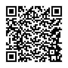 QR код за телефонен номер +12184861473