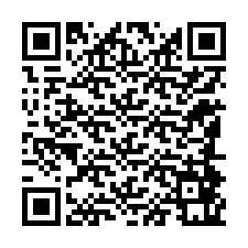 QR-koodi puhelinnumerolle +12184861482