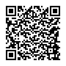 Codice QR per il numero di telefono +12184867863