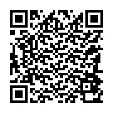 QR-code voor telefoonnummer +12184870318