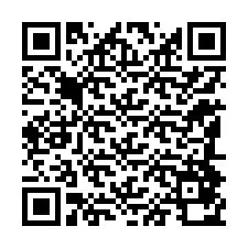 QR-koodi puhelinnumerolle +12184870642