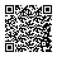 Codice QR per il numero di telefono +12184876376