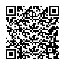 QR-koodi puhelinnumerolle +12184878555