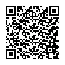 QR-код для номера телефона +12184878872