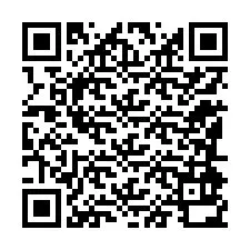 QR-koodi puhelinnumerolle +12184930876