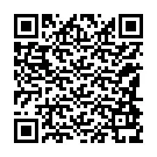 Código QR para número de teléfono +12184939170