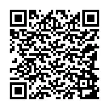 QR-koodi puhelinnumerolle +12184983298