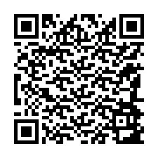 QR-код для номера телефона +12184983302