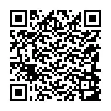 QR kód a telefonszámhoz +12184983306