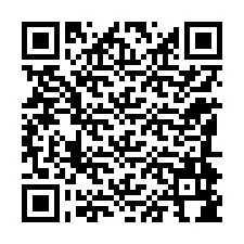 QR-код для номера телефона +12184984546