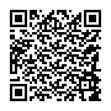 QR-код для номера телефона +12184986314