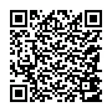 Código QR para número de teléfono +12185403978