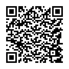 QR-код для номера телефона +12185407358