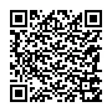 QR kód a telefonszámhoz +12185751812