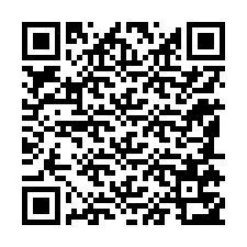 QR-koodi puhelinnumerolle +12185753582