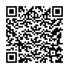 QR Code สำหรับหมายเลขโทรศัพท์ +12185756413