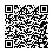 QR-Code für Telefonnummer +12185758257