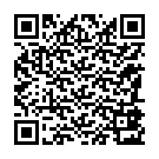 QR код за телефонен номер +12185823812