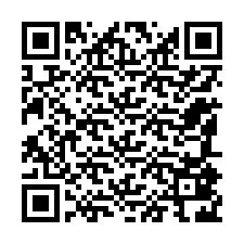 QR Code สำหรับหมายเลขโทรศัพท์ +12185826307