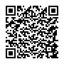 Código QR para número de teléfono +12185847116