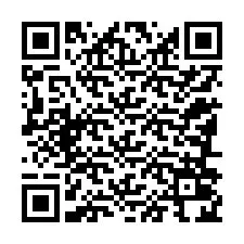 Código QR para número de telefone +12186024638