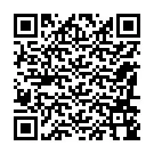 Código QR para número de teléfono +12186144757