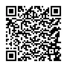 Código QR para número de teléfono +12186146381