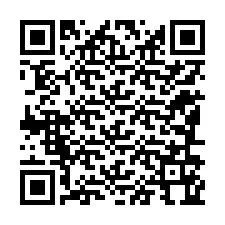 QR-kood telefoninumbri jaoks +12186164132