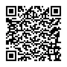 Código QR para número de teléfono +12186164809