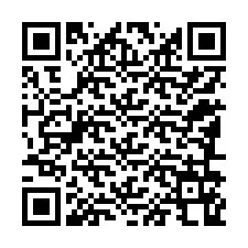 QR код за телефонен номер +12186168428