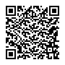 QR-koodi puhelinnumerolle +12186169567